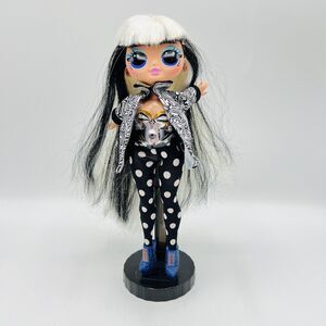 LOL Surprise Omg Lights Groovy Baby Fashion Doll 9.5" Black White MGA *READ